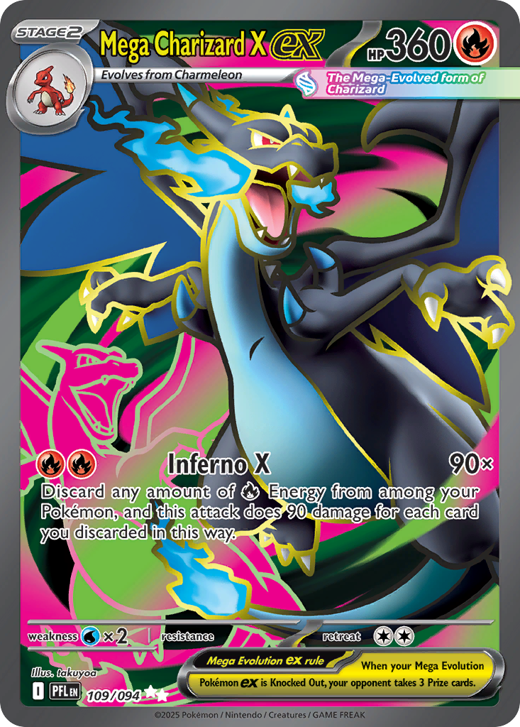 Mega Charizard X ex (109)