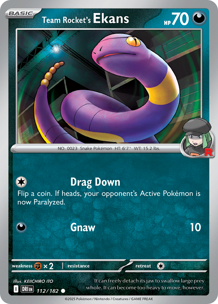 Team Rocket's Ekans (112)