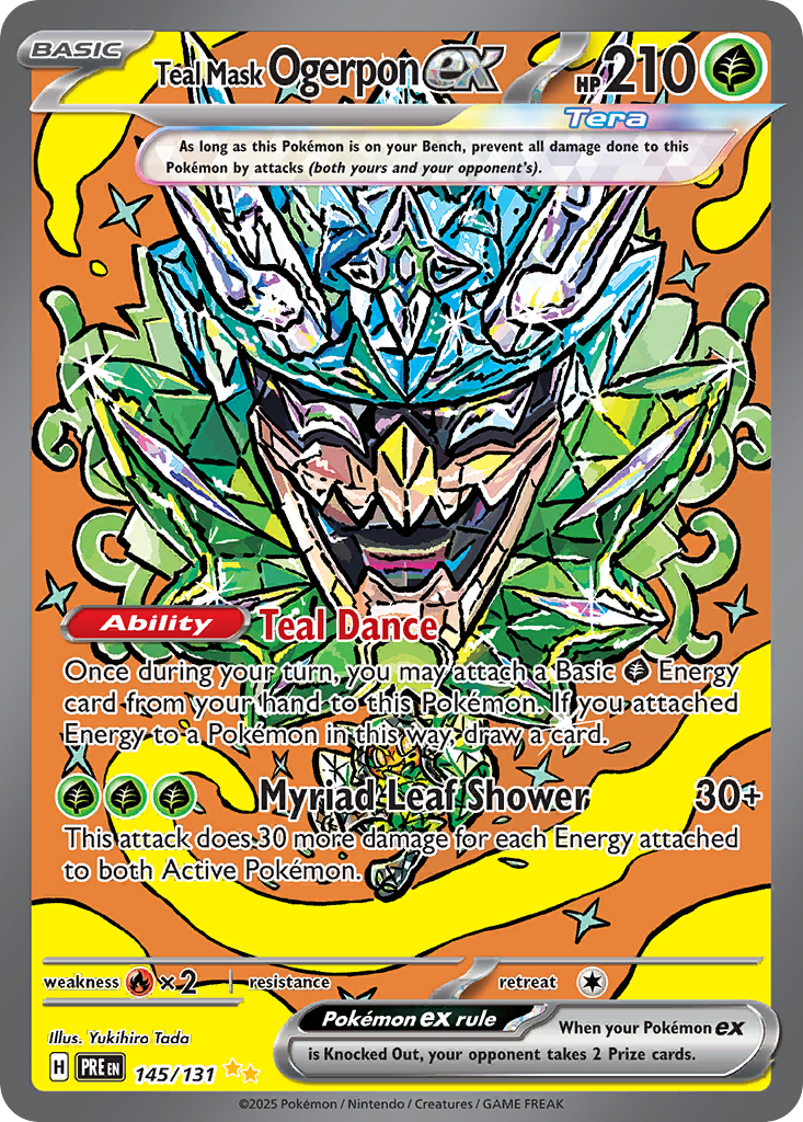 Teal Mask Ogerpon ex (145)