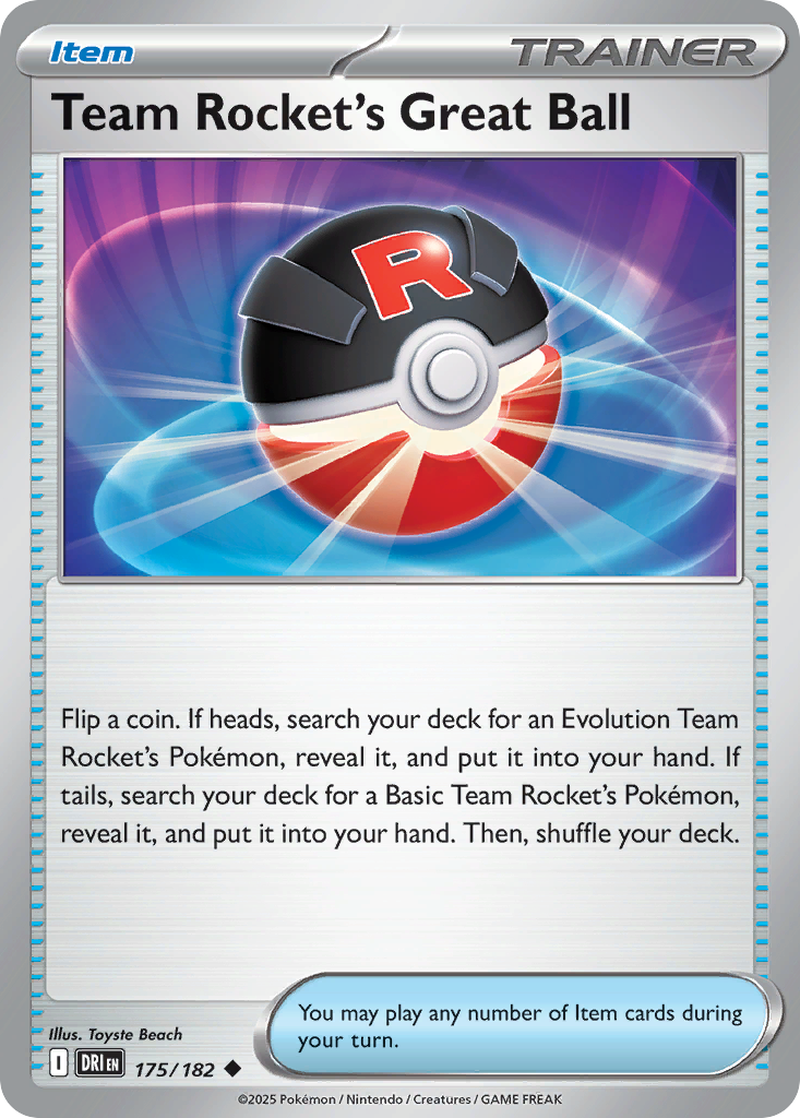 Team Rocket's Great Ball (175)