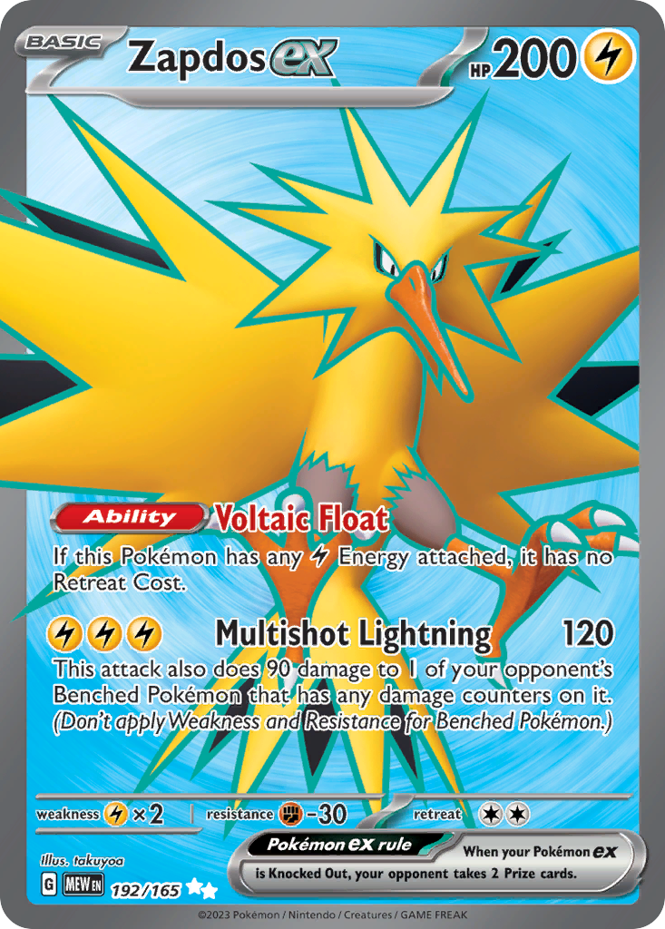 Zapdos ex (192)