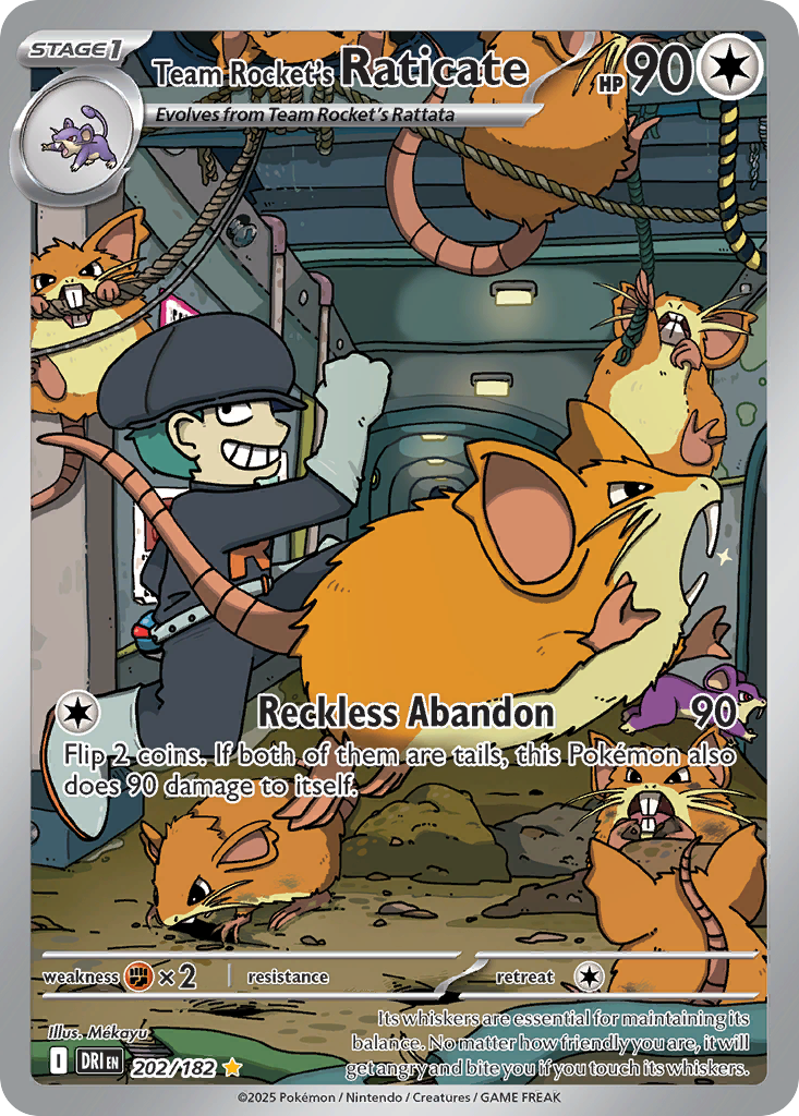 Team Rocket's Raticate (202)