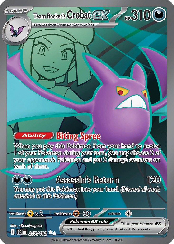 Team Rocket's Crobat ex (217)
