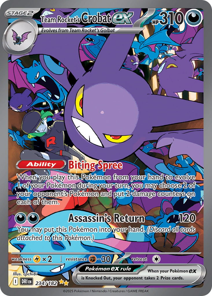 Team Rocket's Crobat ex (234)