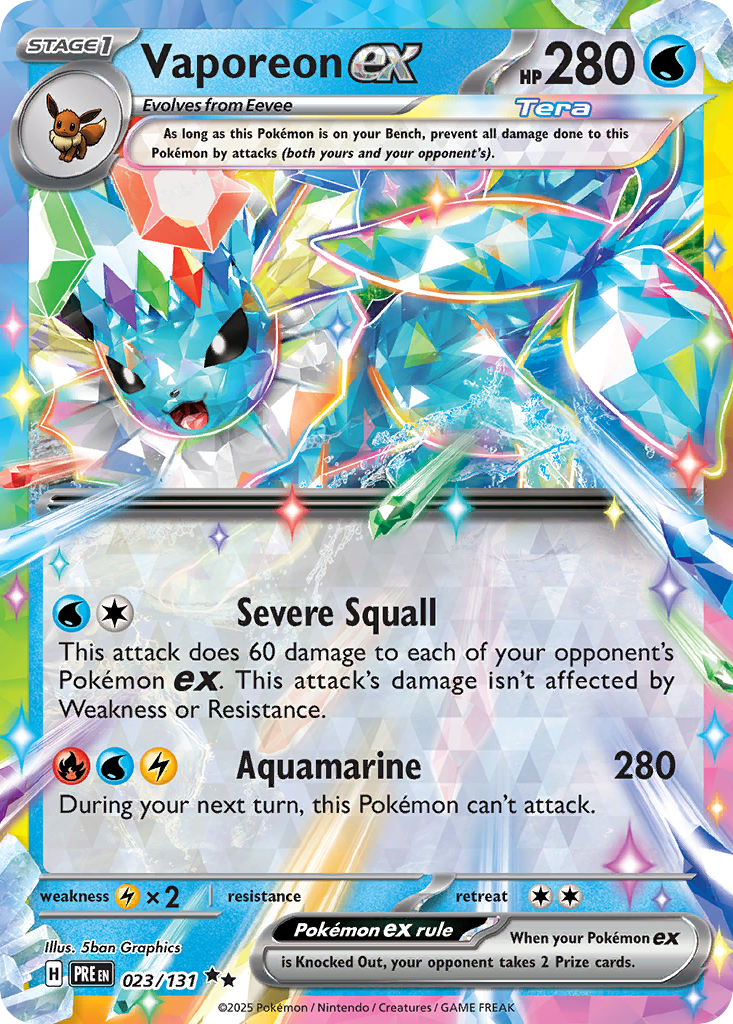 Vaporeon ex (23)