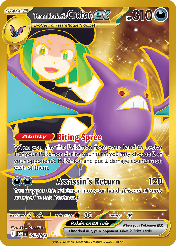Team Rocket's Crobat ex (242)