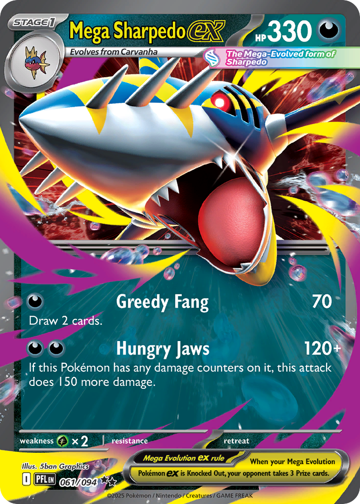 Mega Sharpedo ex (61)