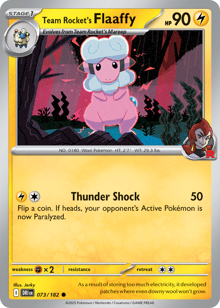 Team Rocket's Flaaffy (73)