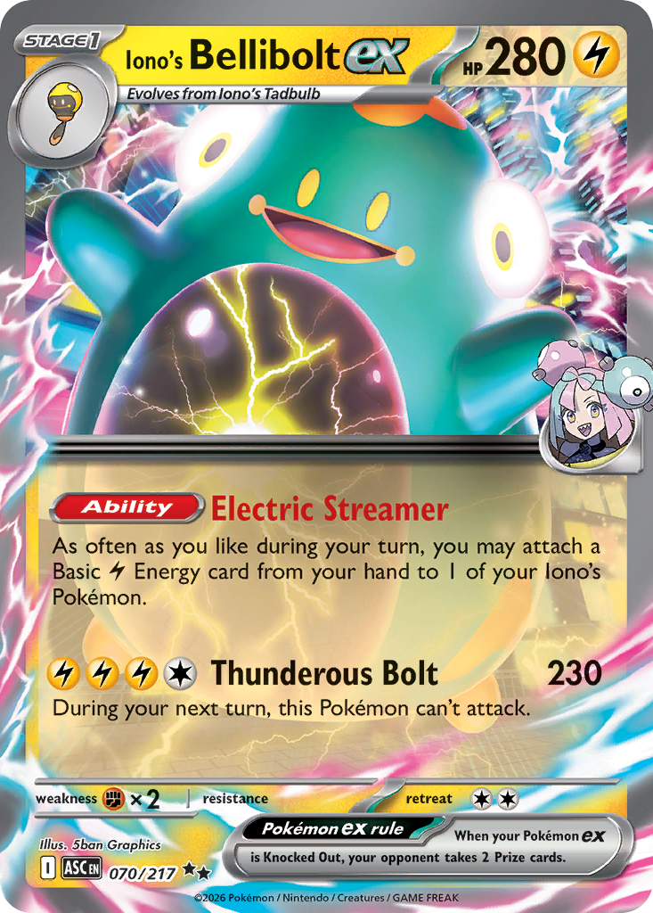 Iono's Bellibolt ex (70)