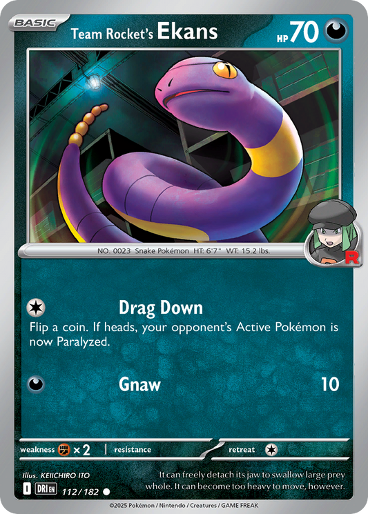 Team Rocket's Ekans (112)