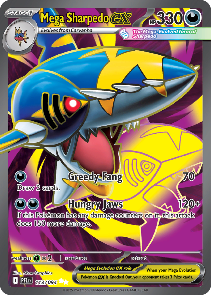 Mega Sharpedo ex (113)