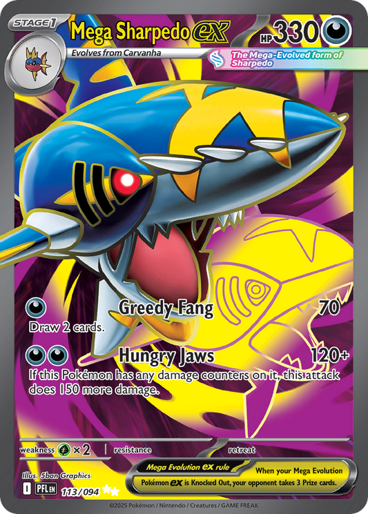 Mega Sharpedo ex (113)