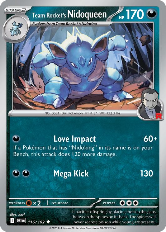 Team Rocket's Nidoqueen (116)