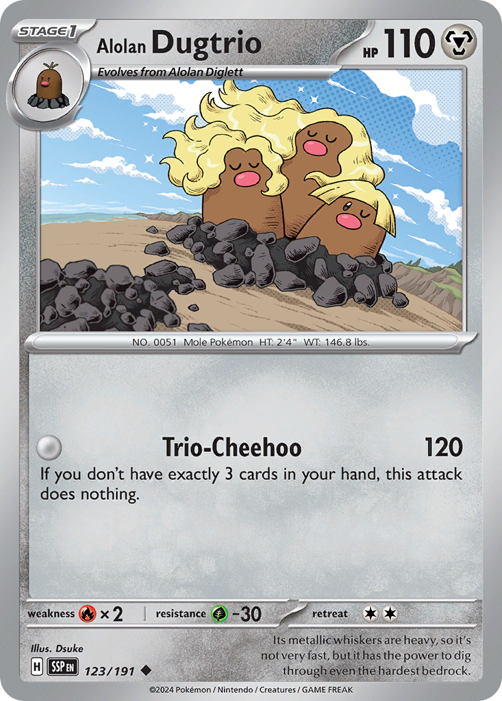 Alolan Dugtrio (123)