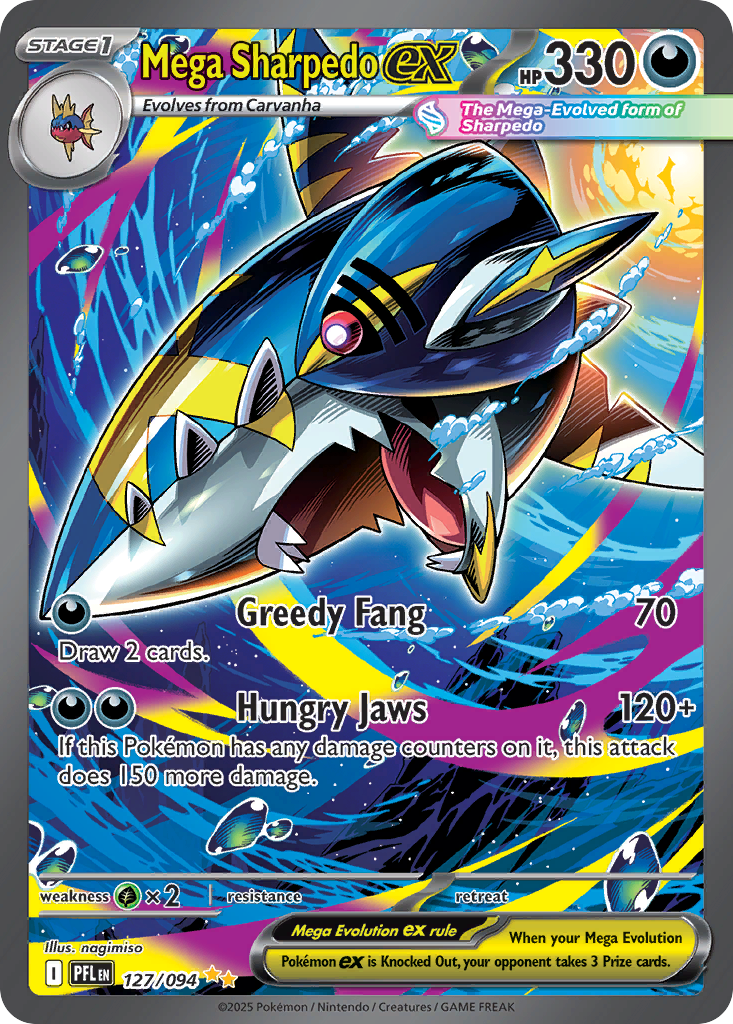 Mega Sharpedo ex (127)