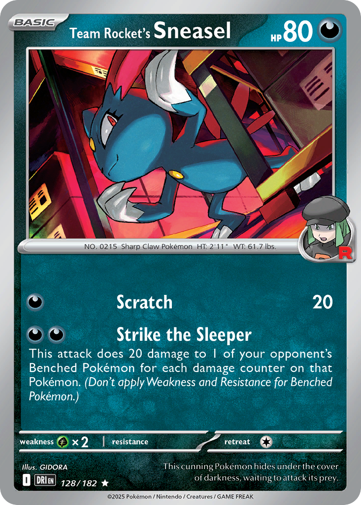 Team Rocket's Sneasel (128)