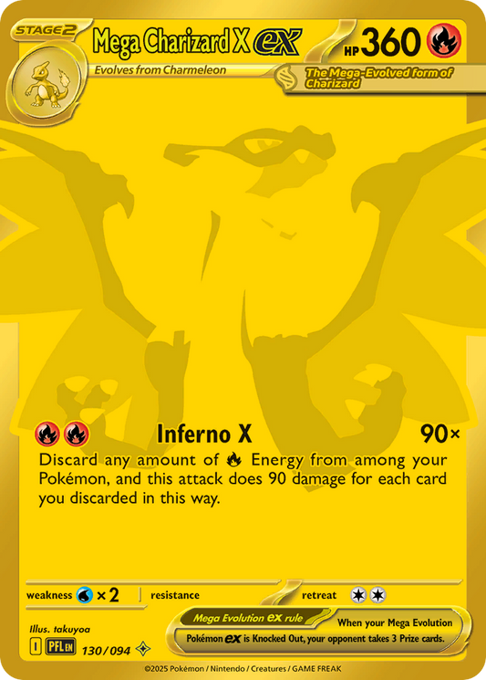 Mega Charizard X ex (130)