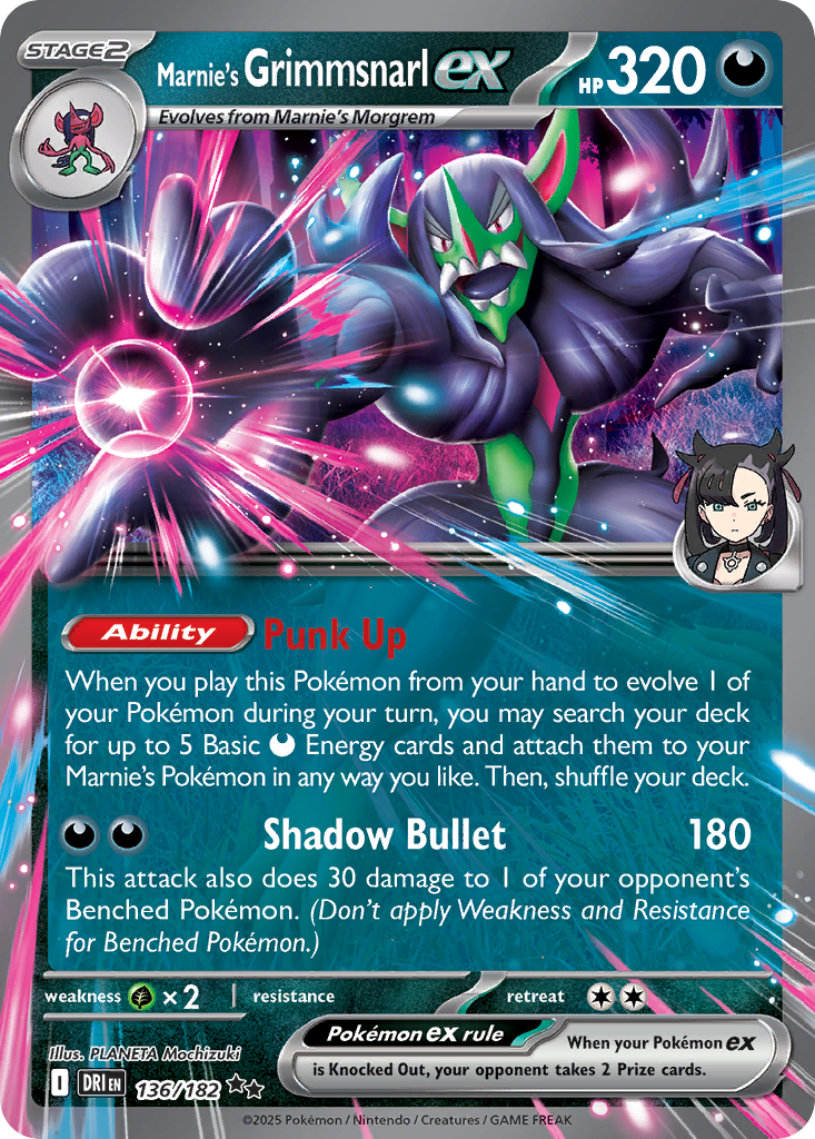 Marnie's Grimmsnarl ex (136)
