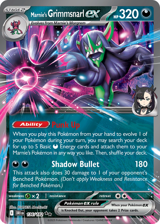 Marnie's Grimmsnarl ex (136)