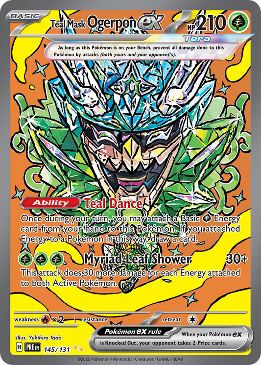 Teal Mask Ogerpon ex (145)