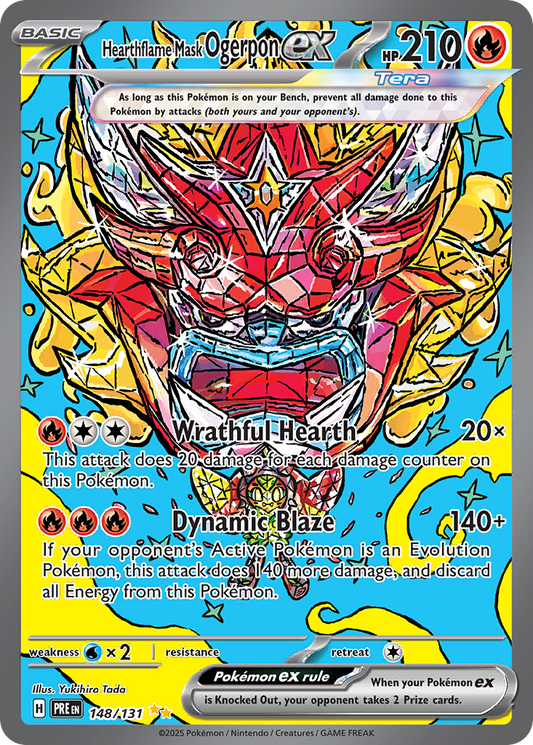 Hearthflame Mask Ogerpon ex (148)