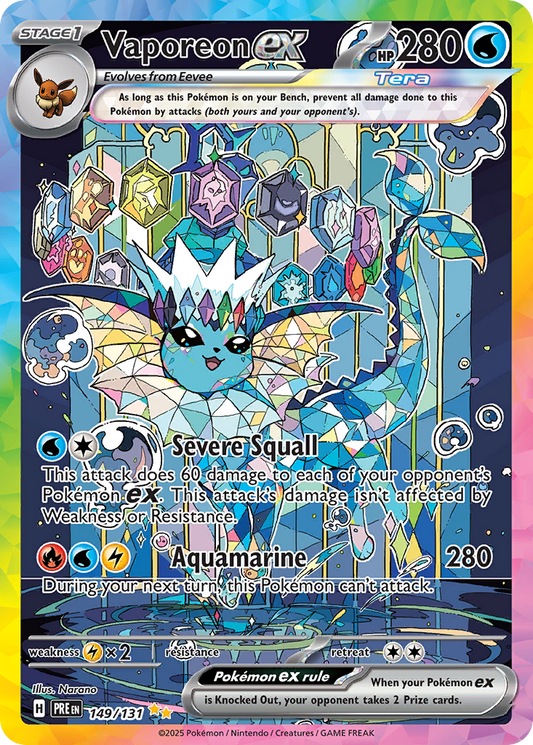 Vaporeon ex (149)