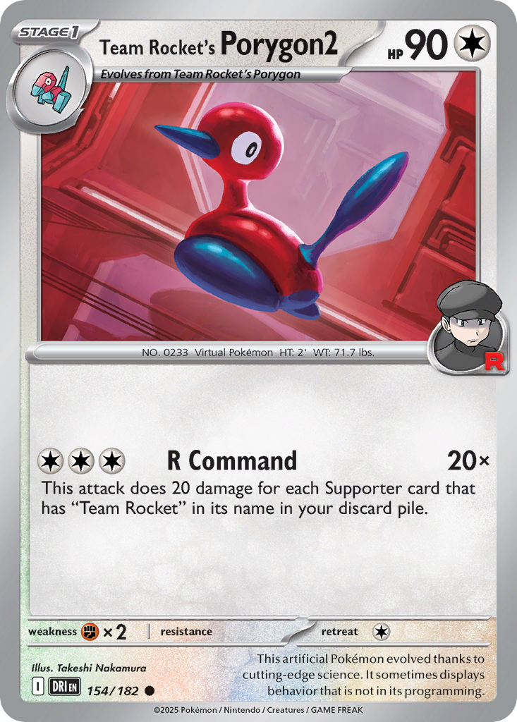 Team Rocket's Porygon2 (154)