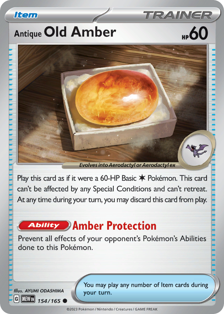 Antique Old Amber (154)