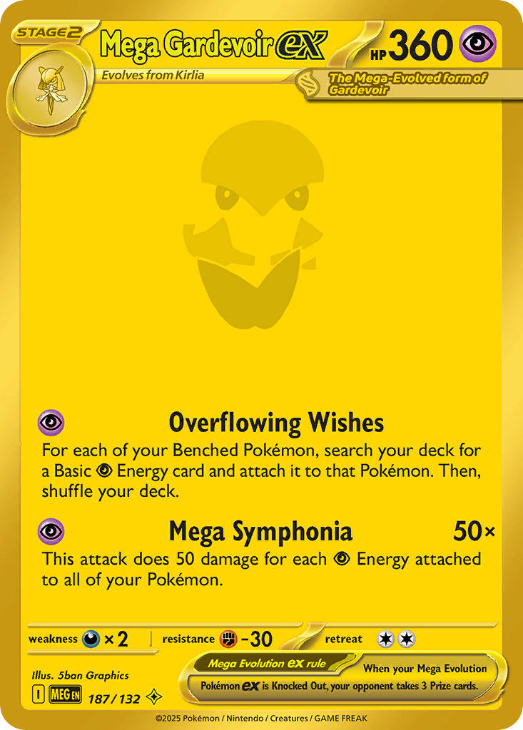 Mega Gardevoir ex (187)