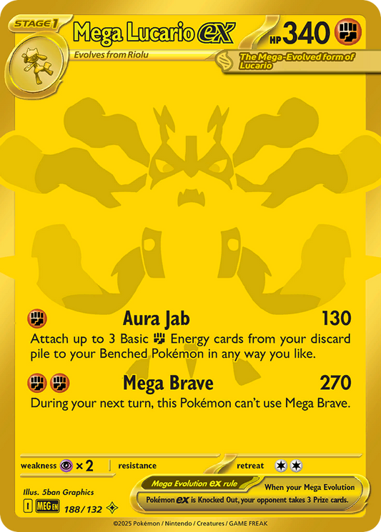 Mega Lucario ex (188)