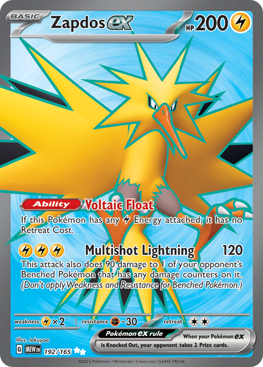 Zapdos ex (192)