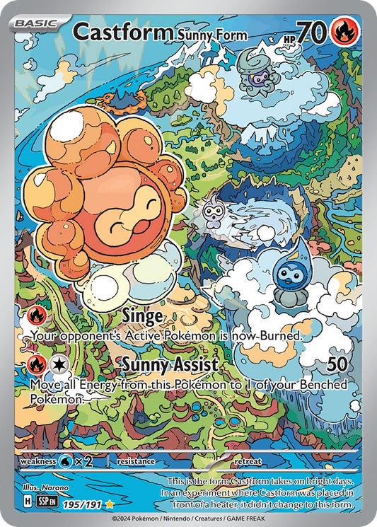 Castform Sunny Form (195)