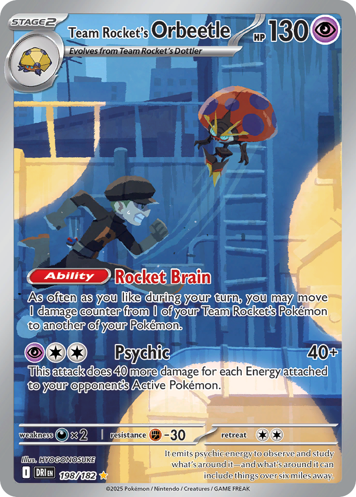 Team Rocket's Orbeetle (198)