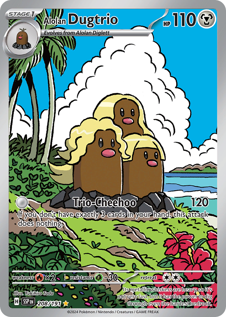 Alolan Dugtrio (208)