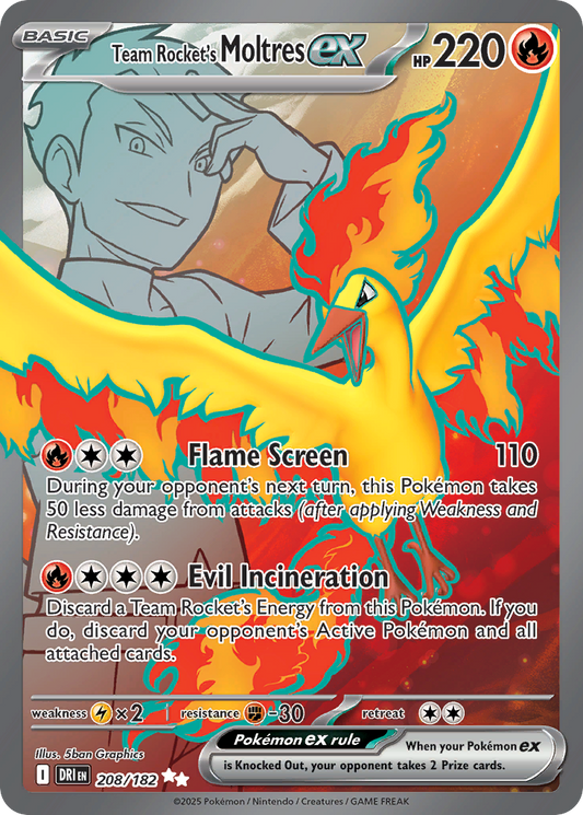 Team Rocket's Moltres ex (208)