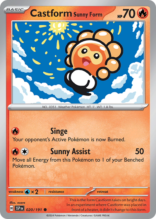 Castform Sunny Form (20)