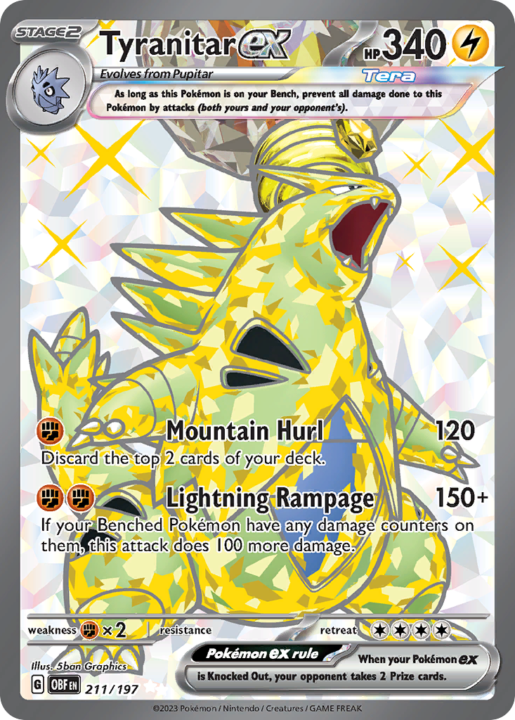 Tyranitar ex (211)