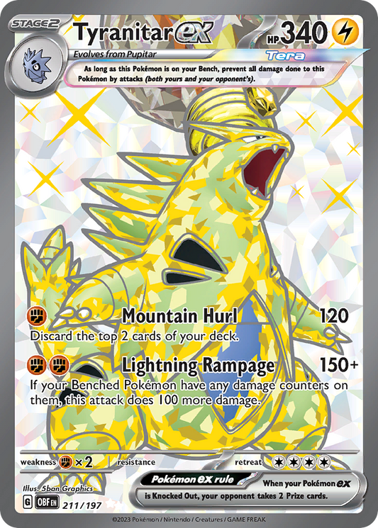 Tyranitar ex (211)