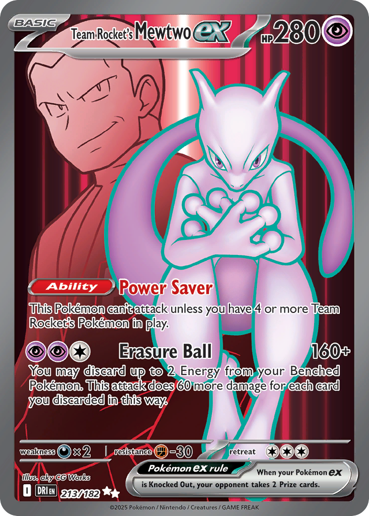 Team Rocket's Mewtwo ex (213)