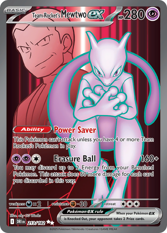 Team Rocket's Mewtwo ex (213)