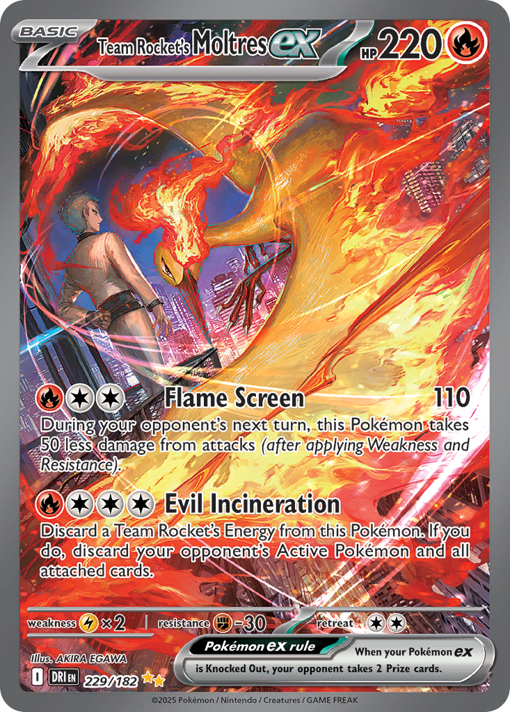 Team Rocket's Moltres ex (229)