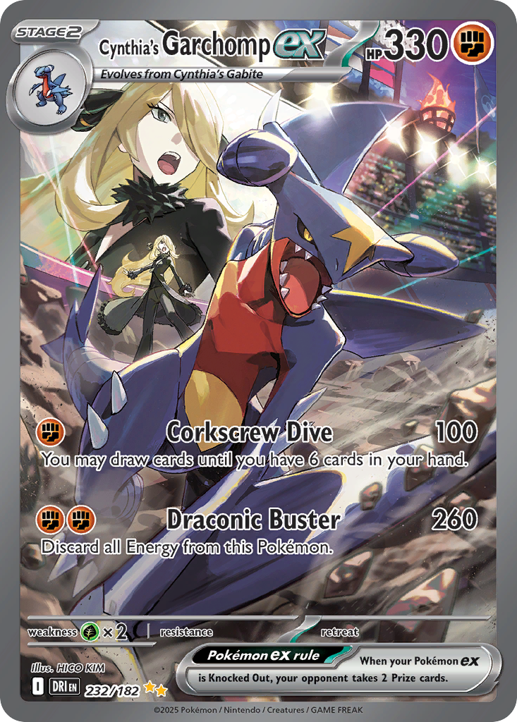 Cynthia's Garchomp ex (232)