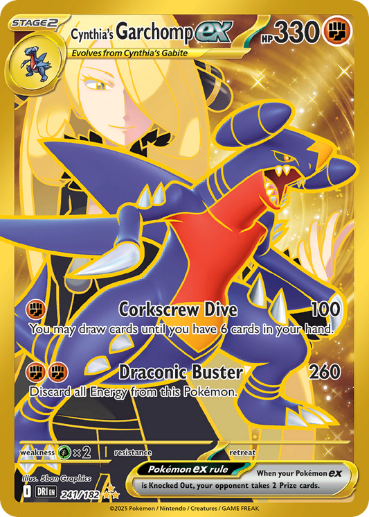 Cynthia's Garchomp ex (241)