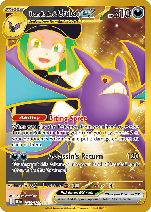 Team Rocket's Crobat ex (242)