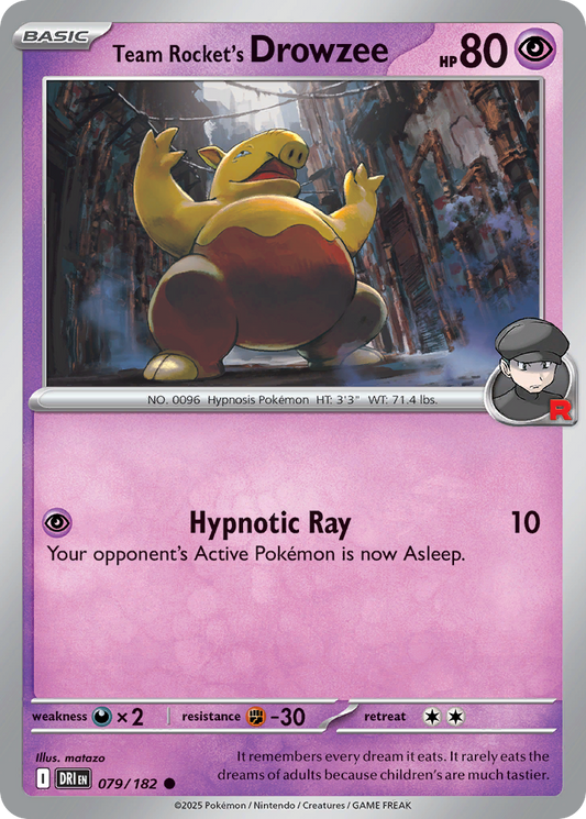 Team Rocket's Drowzee (79)