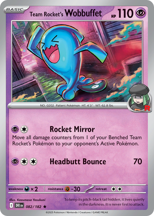 Team Rocket's Wobbuffet (82)