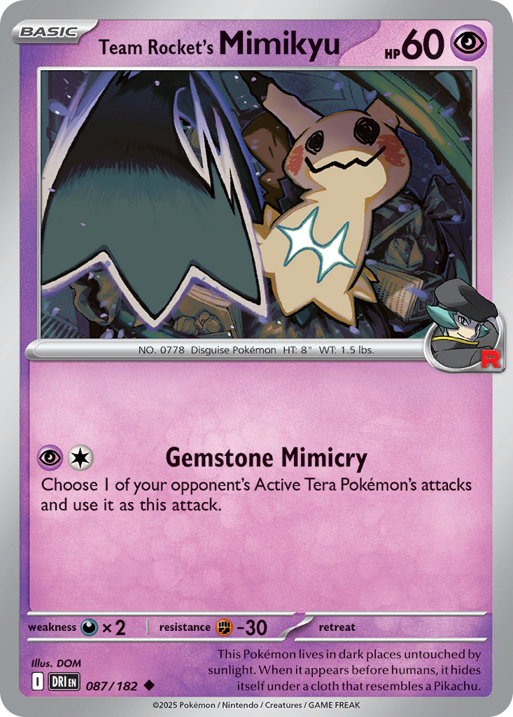 Team Rocket's Mimikyu (87)