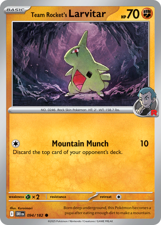 Team Rocket's Larvitar (94)