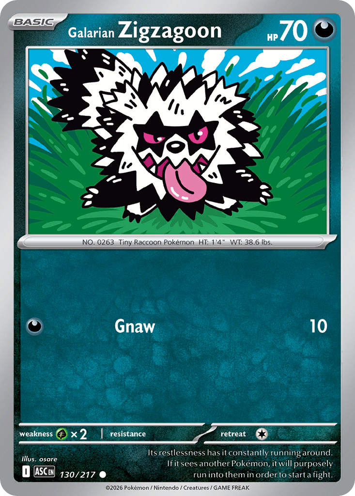 Galarian Zigzagoon (130)