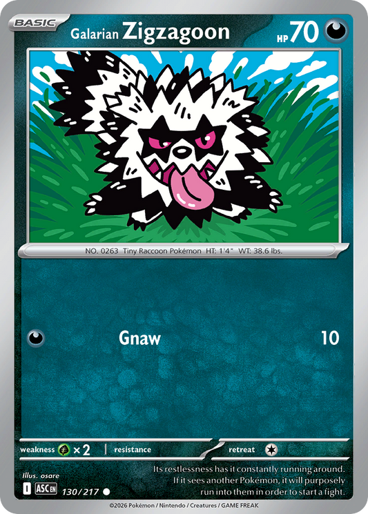 Galarian Zigzagoon (130)